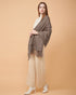 Cashmere Scarf , High Quality Scarf , Cashmere Maple Scarf , 100% Cashmere Scarf , Scarf For All Seasons , Made By Davinii , Side Image
