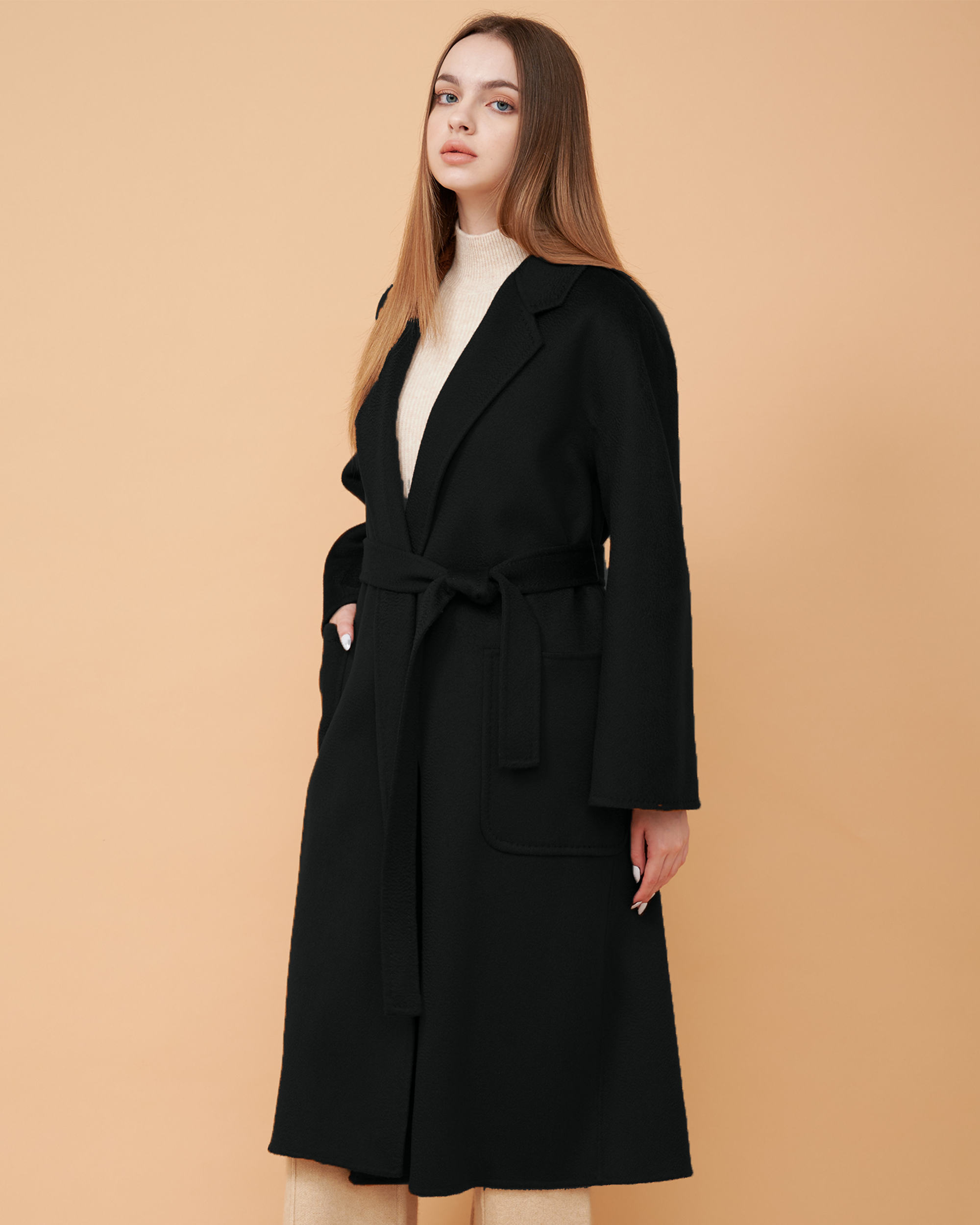 coat winter signature superb quality outfit amazing product outfits style wardrobe cashmere leather long skirt long sleeve sweater cozy comfortable stylish