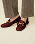 Leather loafer , brown , vey comfy and soft wear , with buckles , comfort and elegance , DAVINII