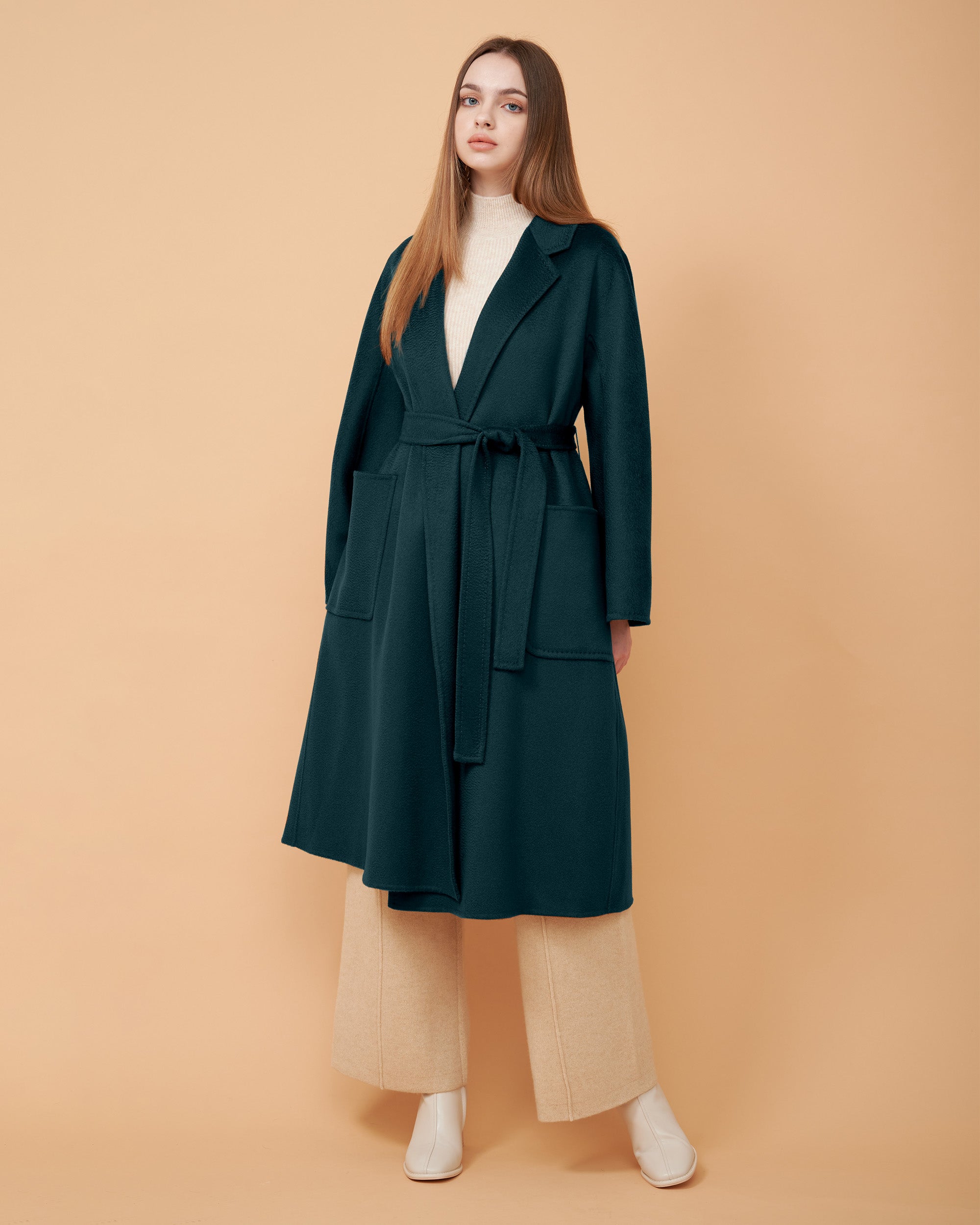 coat winter signature superb quality outfit amazing product outfits style wardrobe cashmere leather long skirt long sleeve sweater cozy comfortable stylish