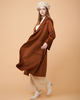 coat winter signature superb quality outfit amazing product outfits style wardrobe cashmere leather long skirt long sleeve sweater cozy comfortable stylish
